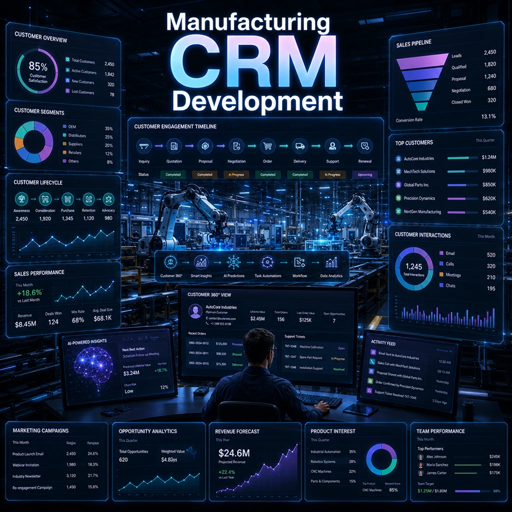 Manufacturing CRM solutions